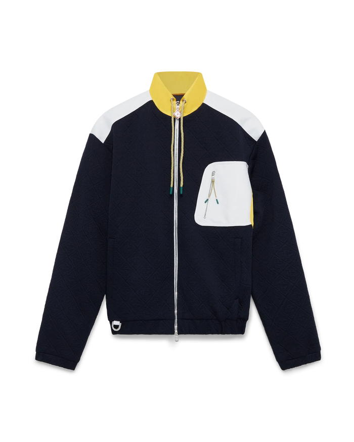 Nylon Monogram Jacquard Jacket