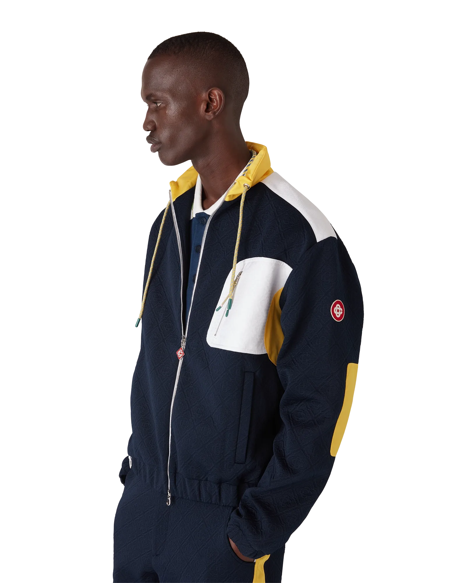 Nylon Monogram Jacquard Jacket