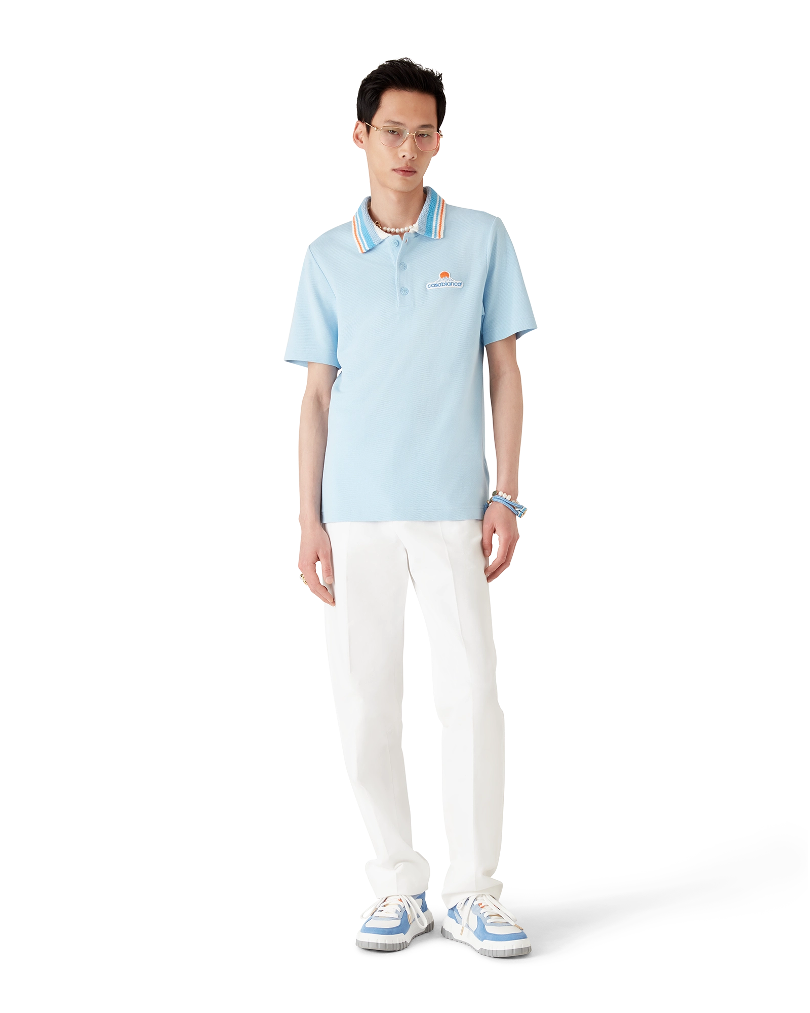Knit Pique Short Sleeve Polo Shirt