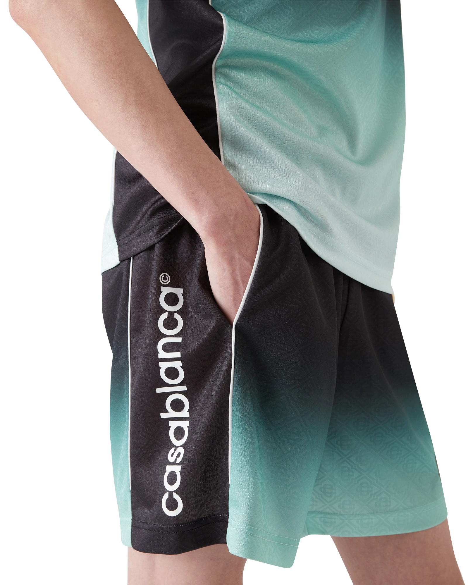 Short de football en jacquard Gradient Monogram