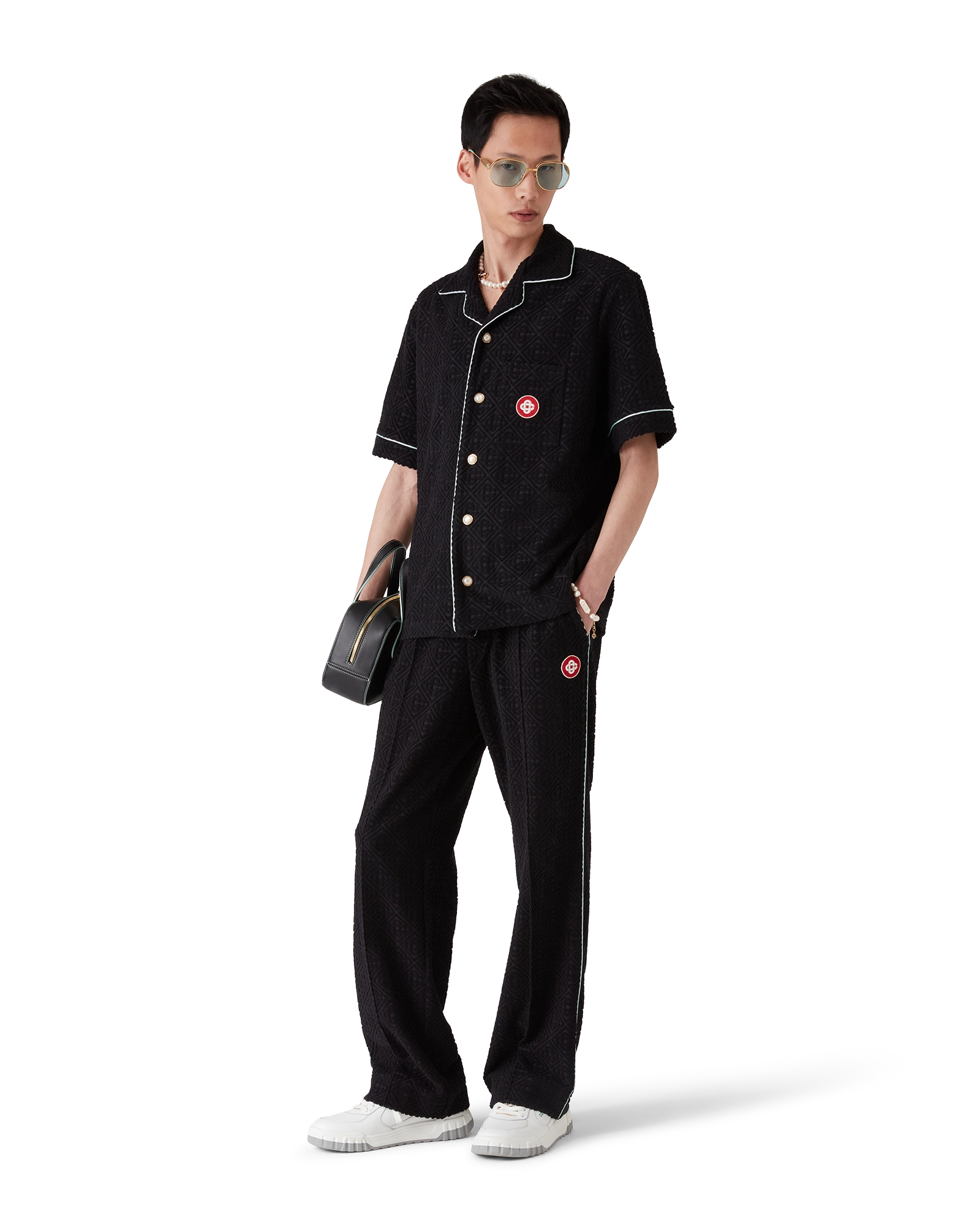 Monogram Jacquard Towelling Trousers