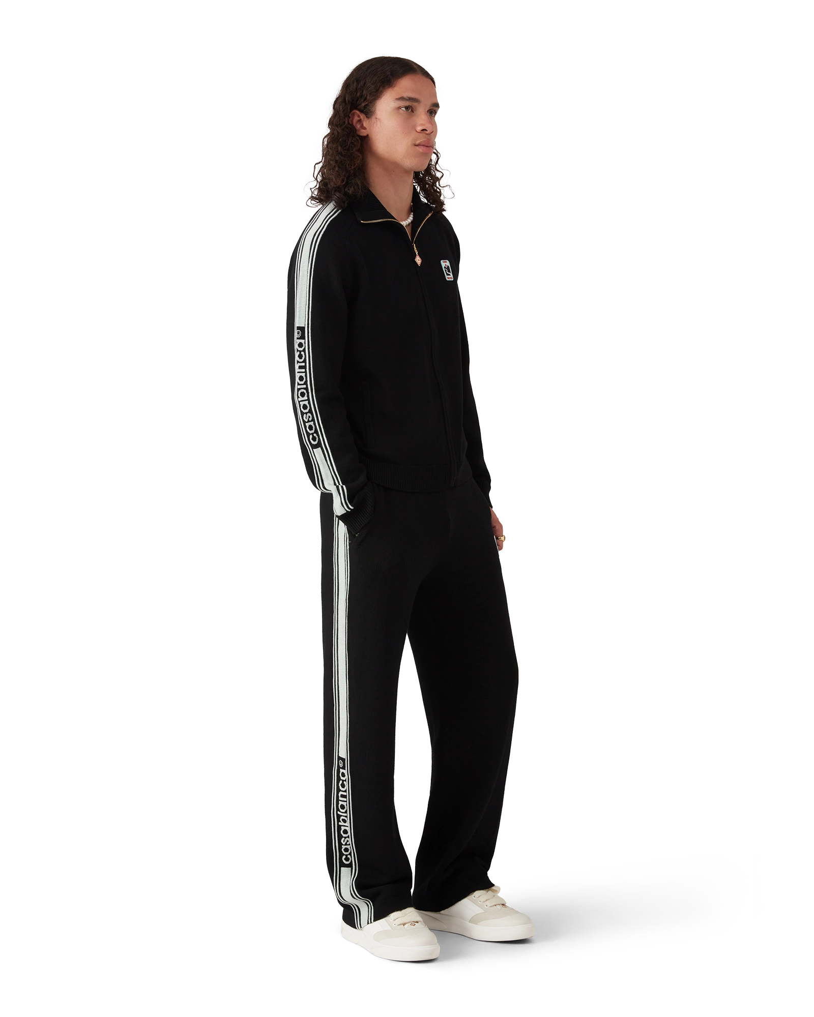 Merino Knit Track Jacket