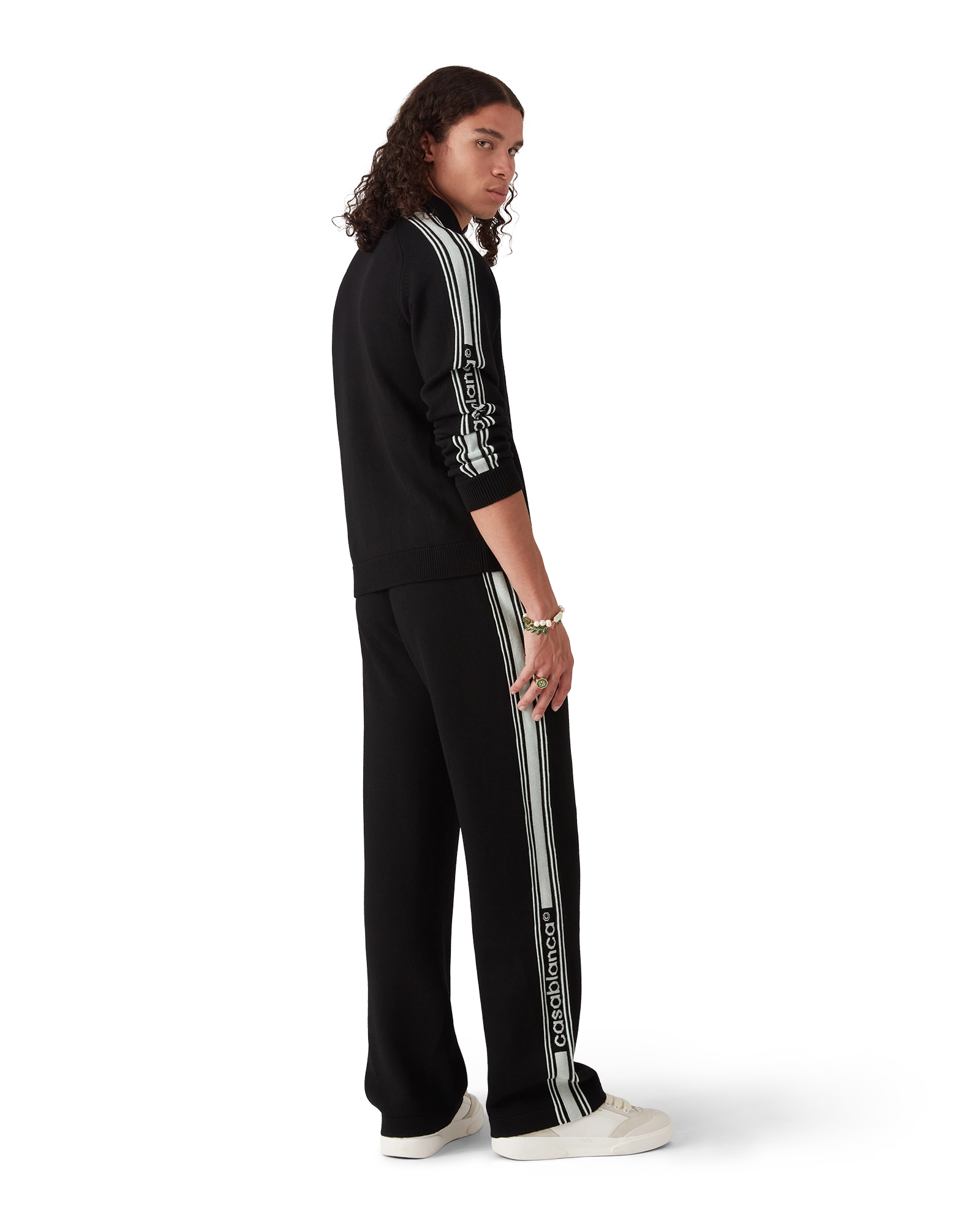 Merino Knit Track Jacket