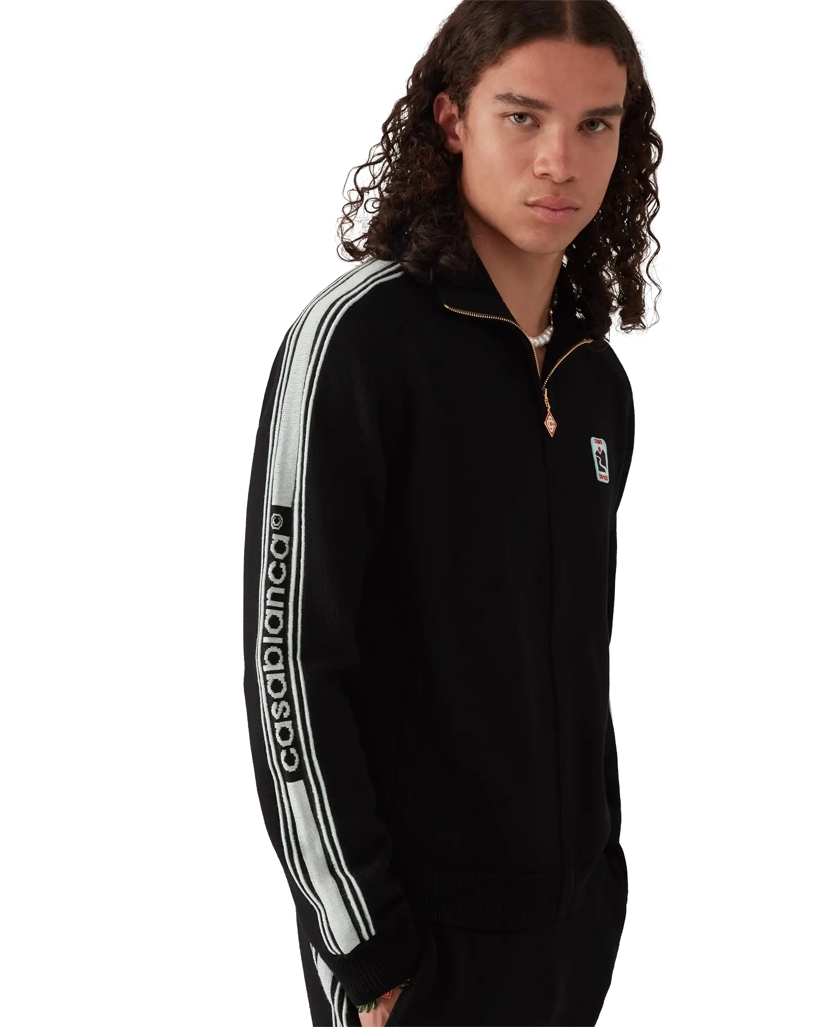 Merino Knit Track Jacket