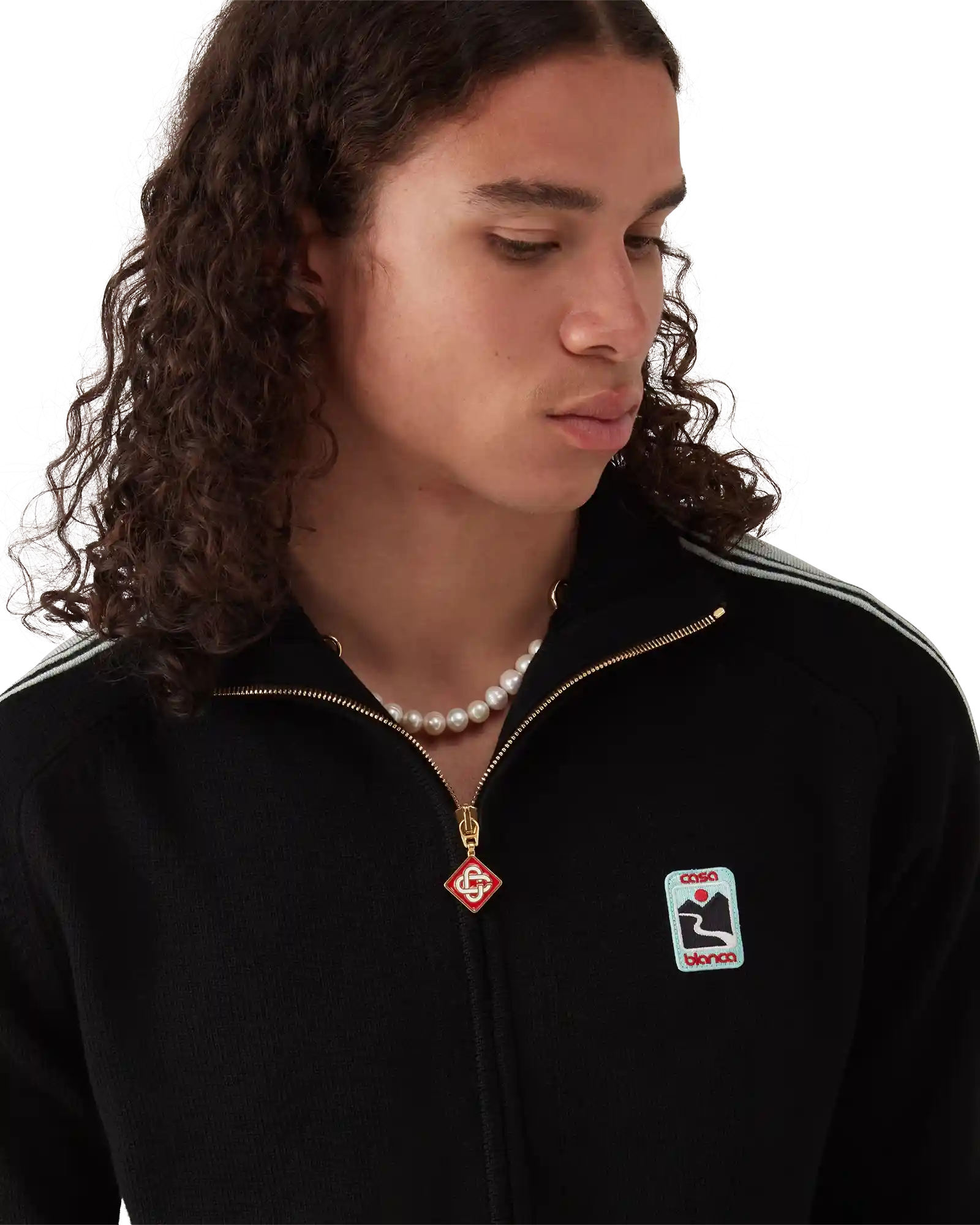 Merino Knit Track Jacket