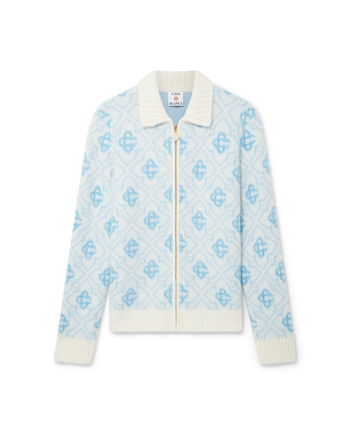 Mohair Monogram Zip Jumper – Casablanca