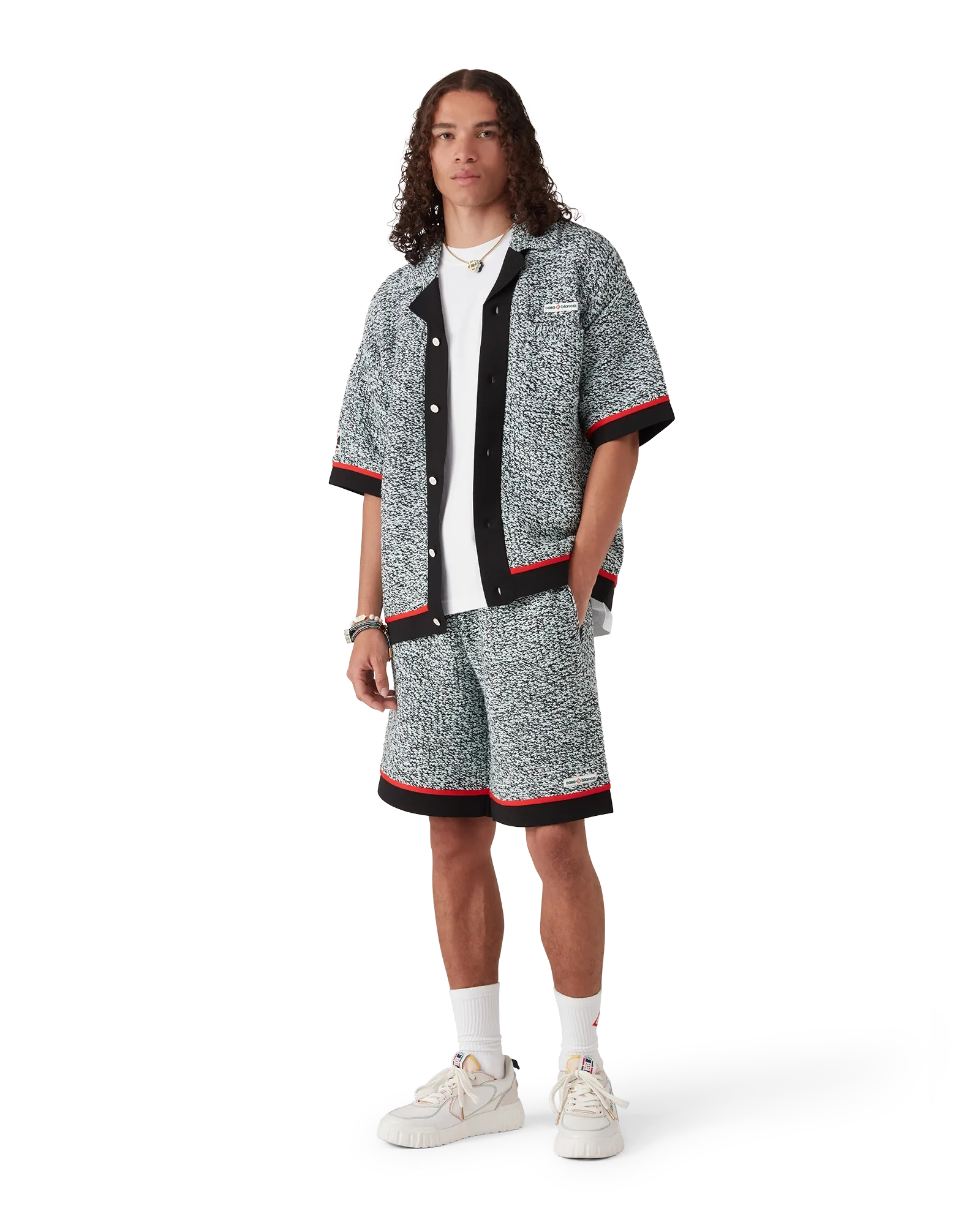 Cotton Mouliné Shorts
