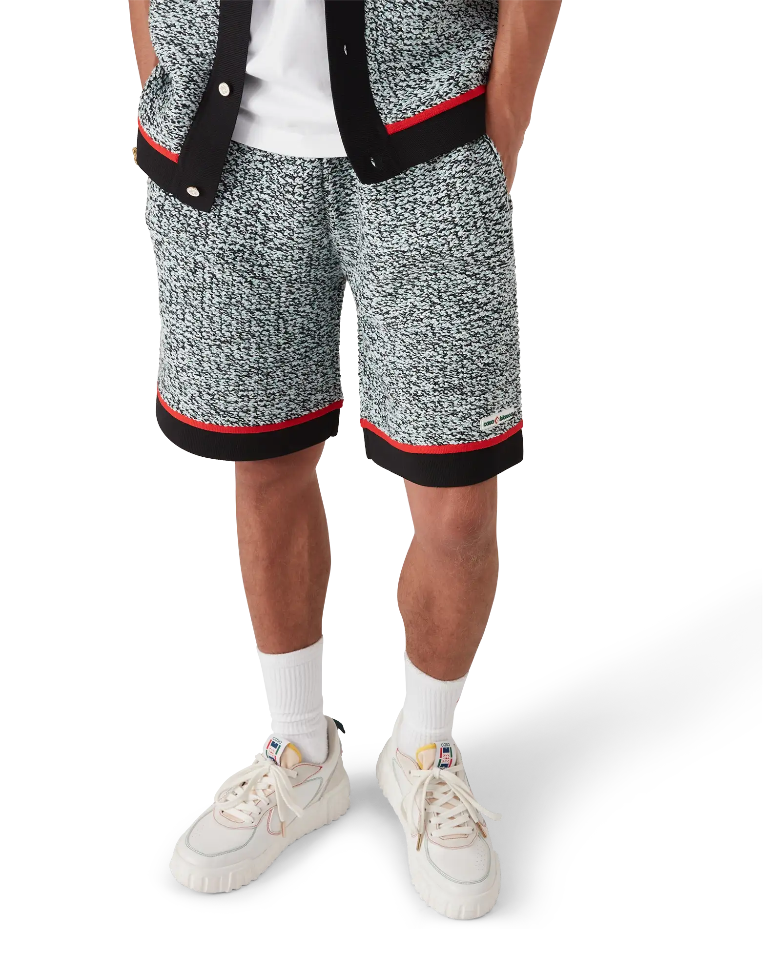 Cotton Mouliné Shorts