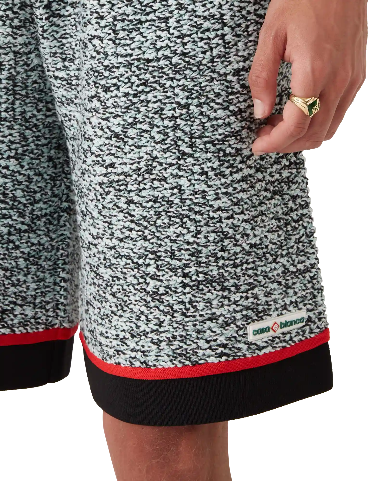 Cotton Mouliné Shorts