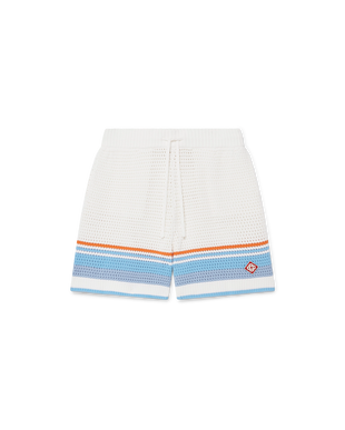 Cotton Tennis Crochet Shorts
