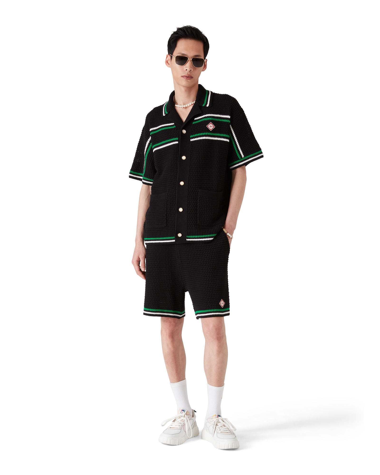 Short de tennis en crochet