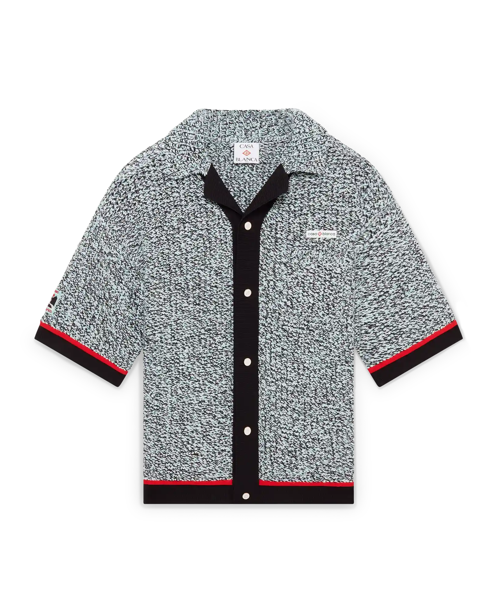 Cotton Mouliné Short Sleeve Shirt