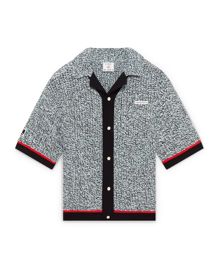 Cotton Mouliné Short Sleeve Shirt