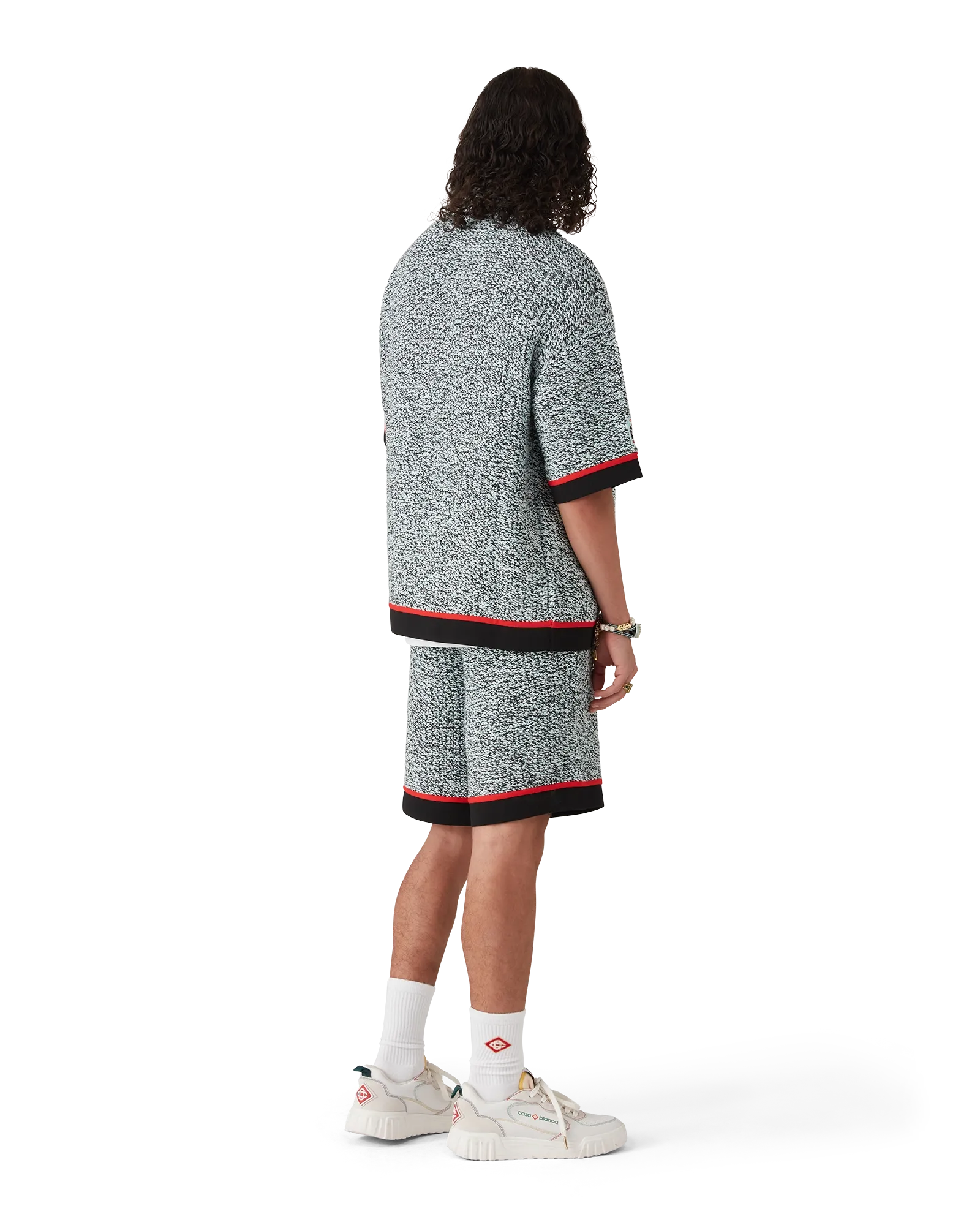 Cotton Mouliné Short Sleeve Shirt