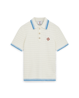 Cotton Boucle Polo Shirt – Casablanca Cotton Boucle Polo Shirt – Casablanca