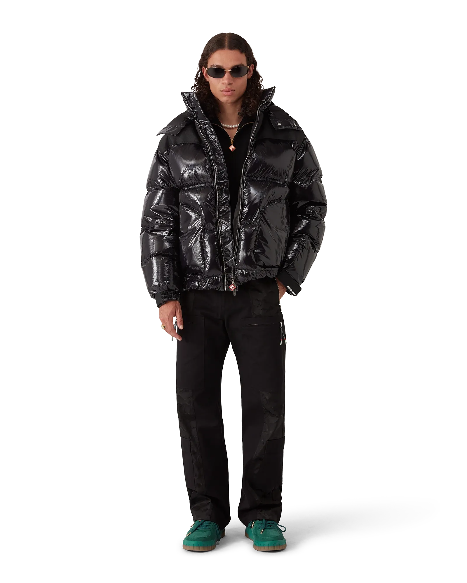 Nylon Puffer Down Jacket