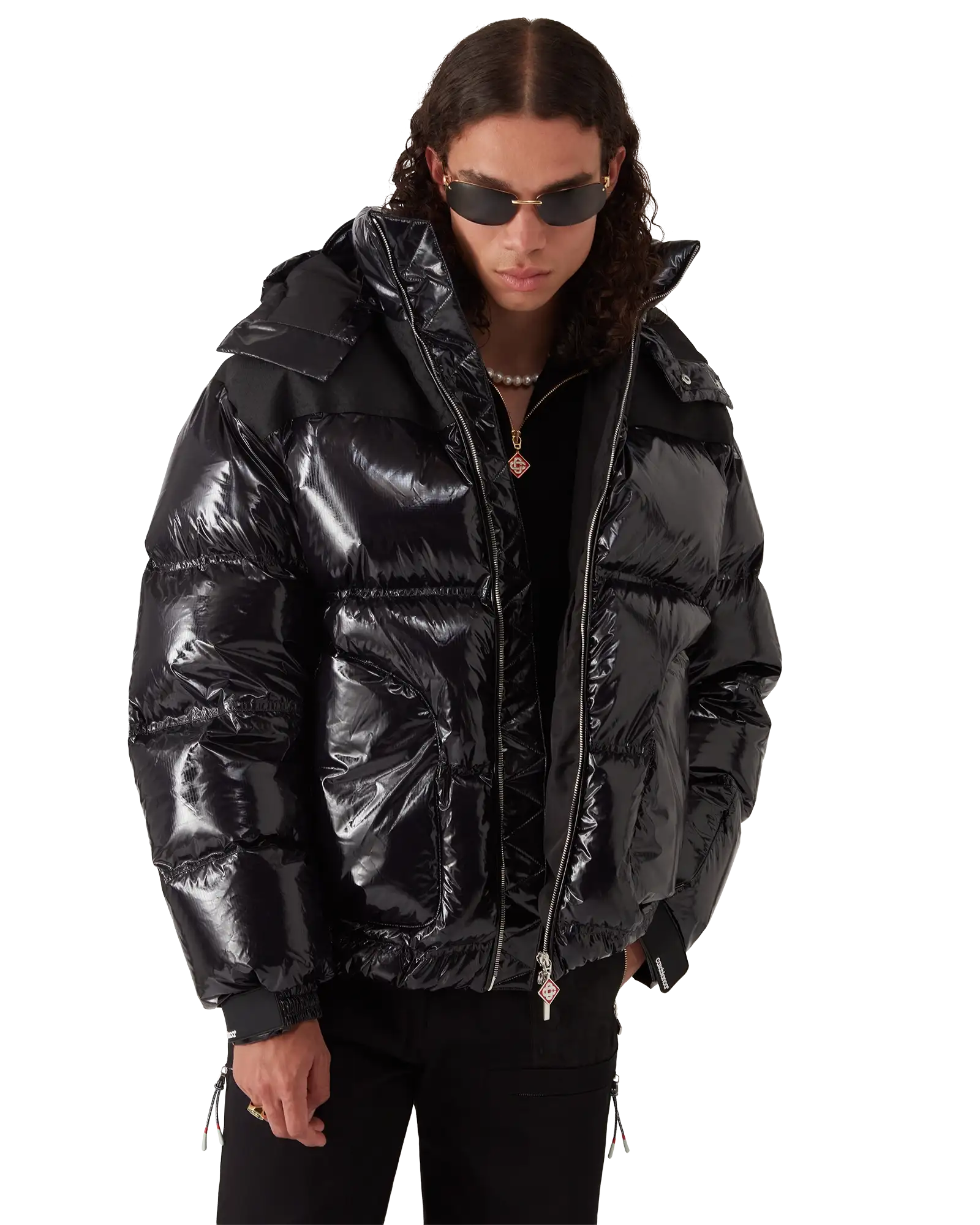 Nylon Puffer Down Jacket
