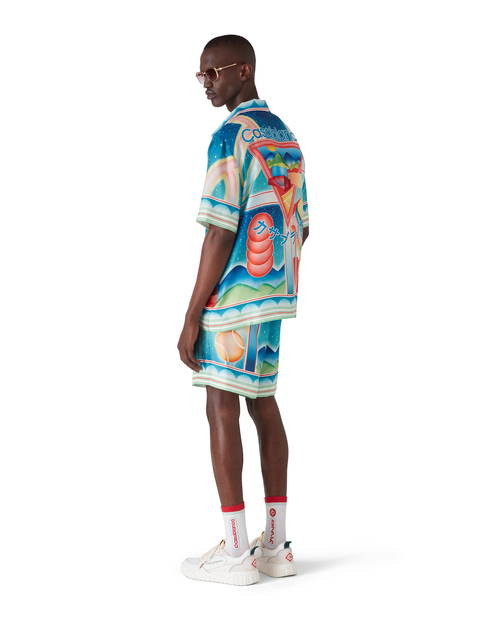 Galaxy Court Short Sleeve Silk Shirt