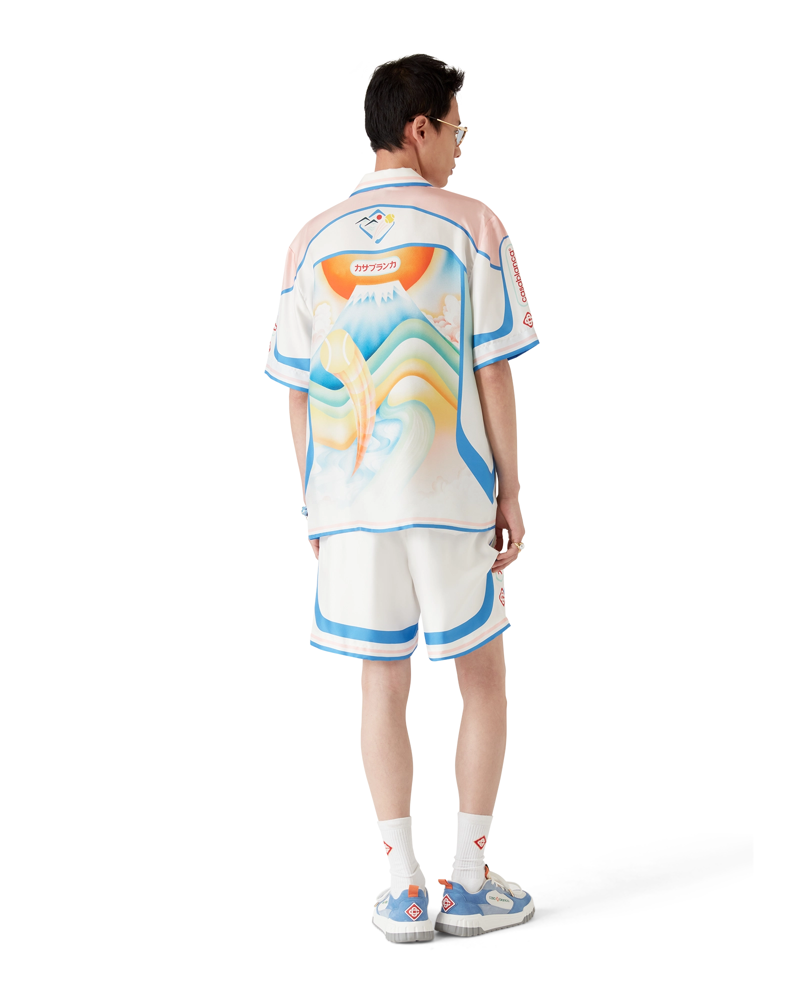 Fuji Dream Short Sleeve Silk Shirt