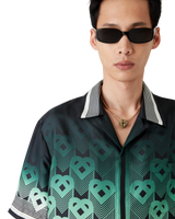 Gradient Monogram Short Sleeve Silk Shirt – Casablanca Gradient Monogram Short Sleeve Silk Shirt – Casablanca