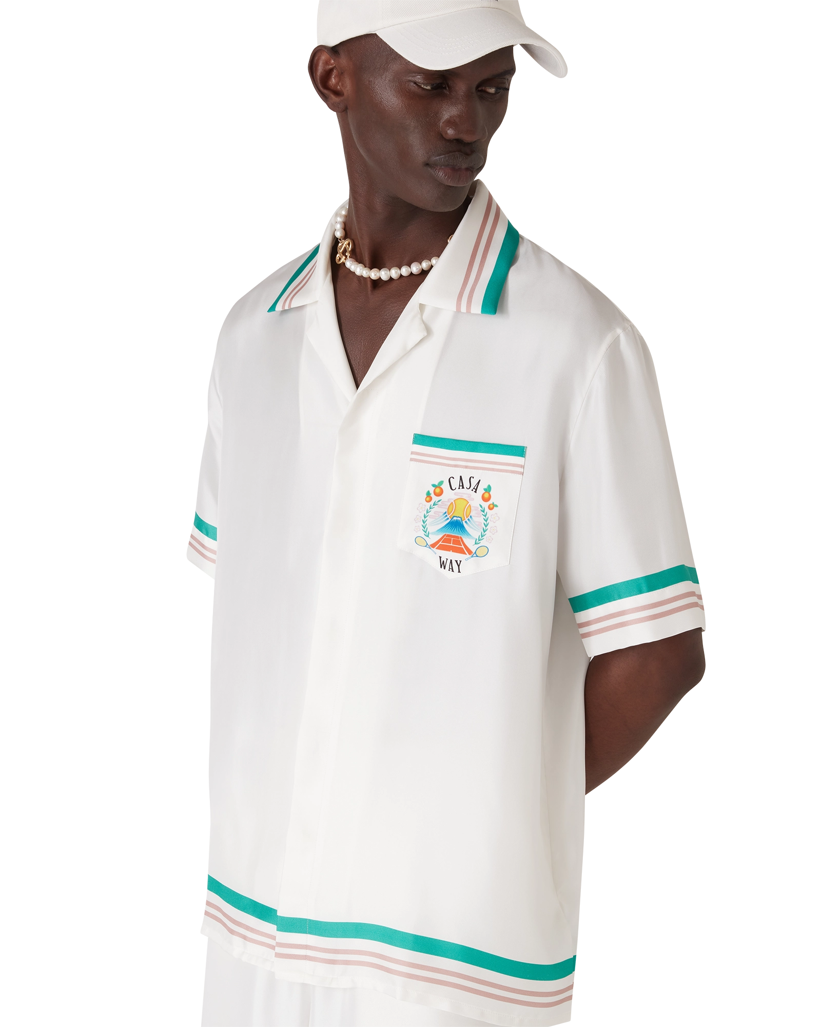 Casa Way Short Sleeve Silk Shirt