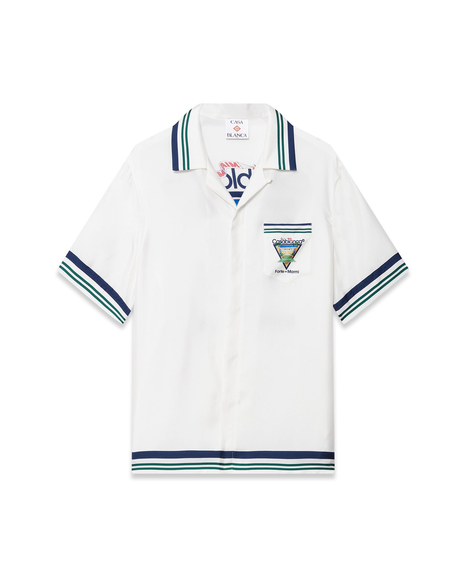 Chemise à manches courtes en soie Miami Open x Forte Dei Marmi