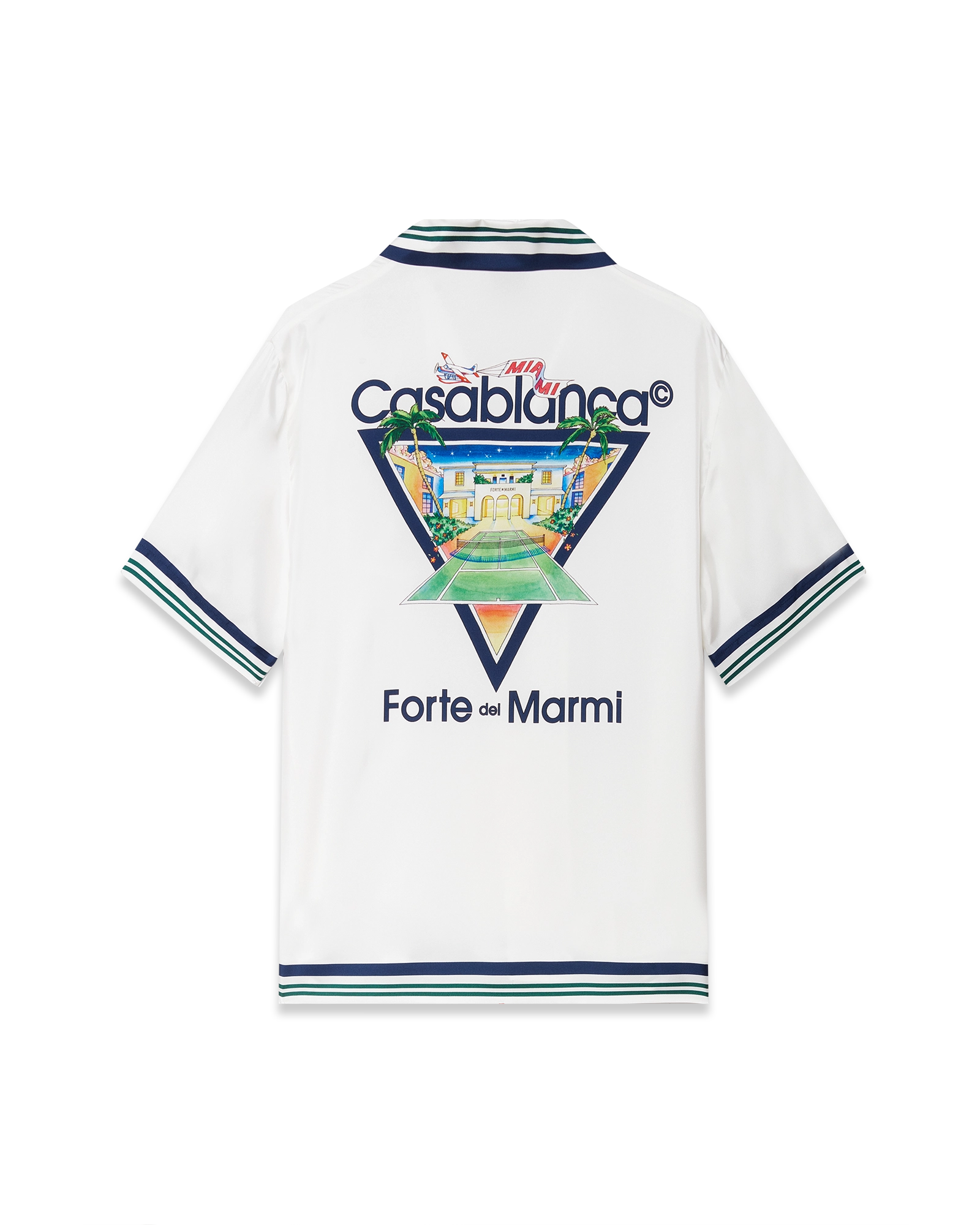 Chemise à manches courtes en soie Miami Open x Forte Dei Marmi
