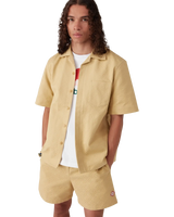 Cotton Monogram Jacquard Short Sleeve Shirt