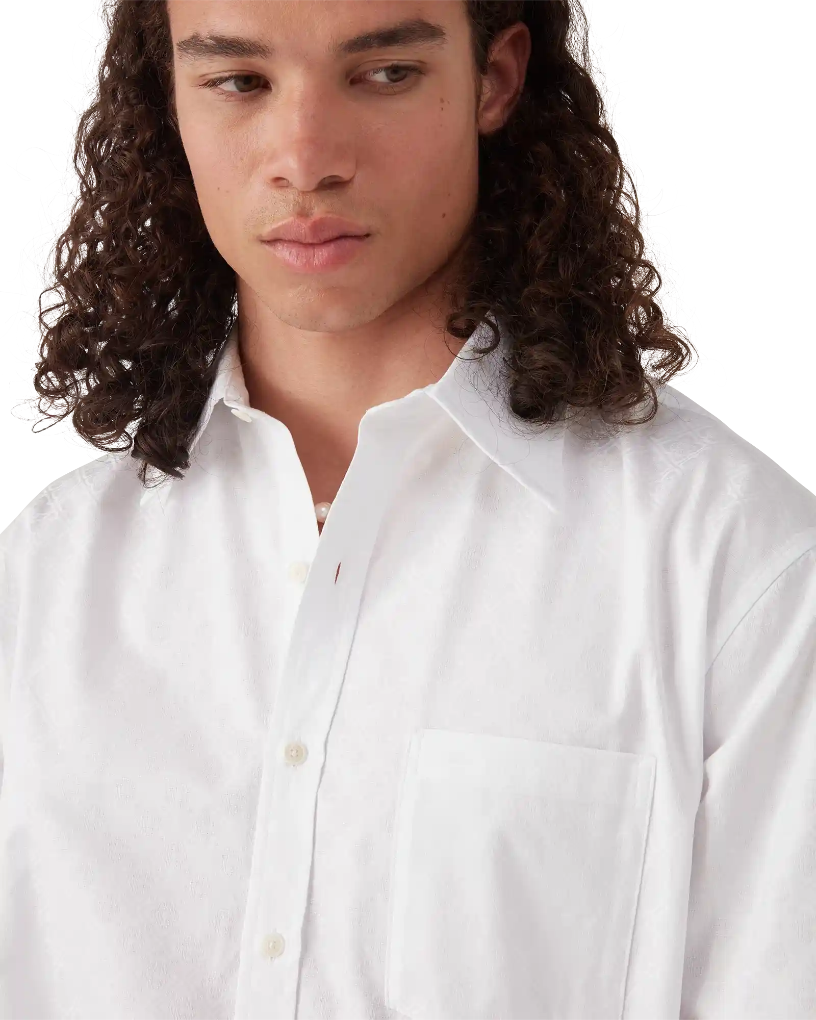 Cotton Monogram Jacquard Oxford Shirt