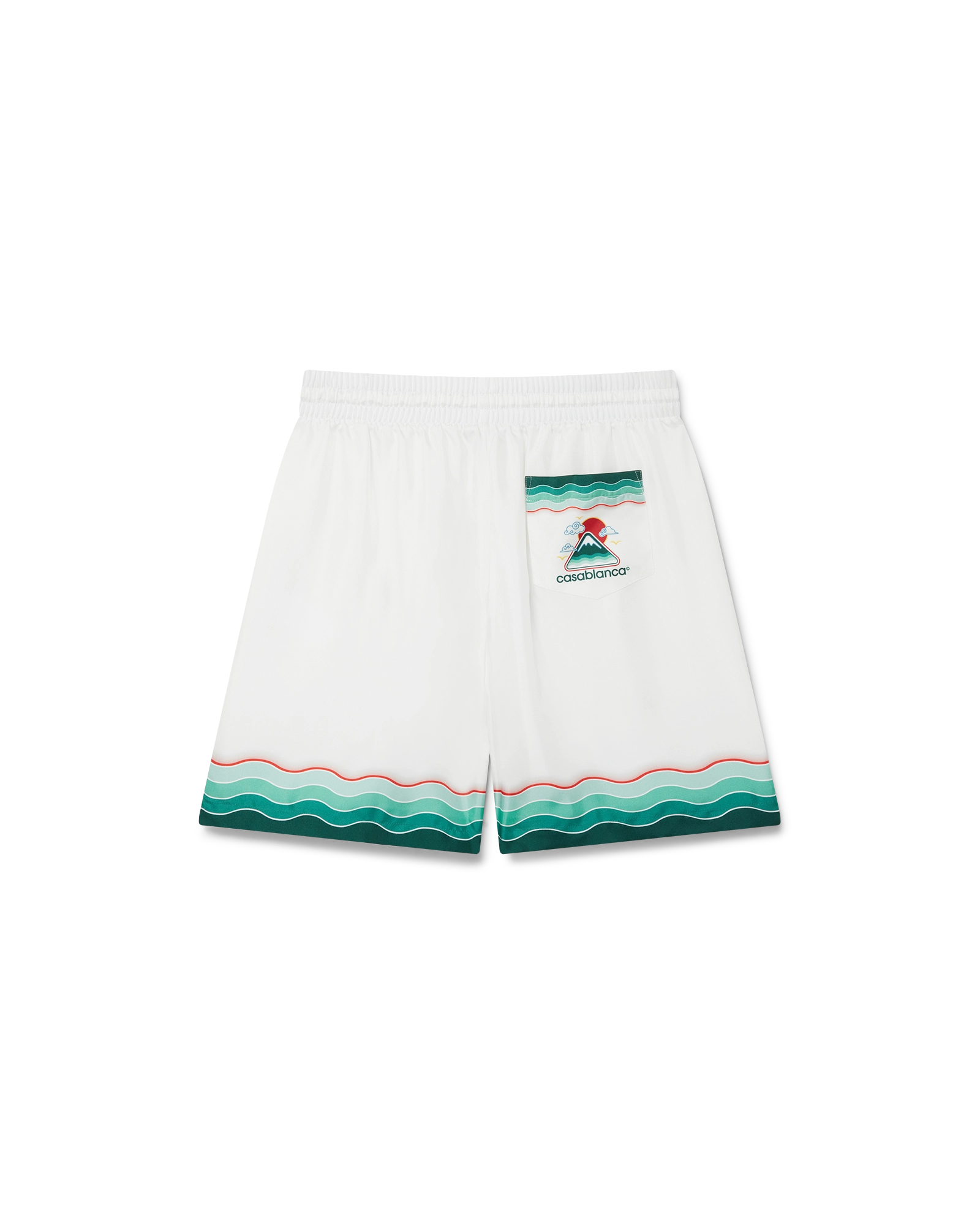 Montagne Ondulee Silk Shorts | Casablanca Paris