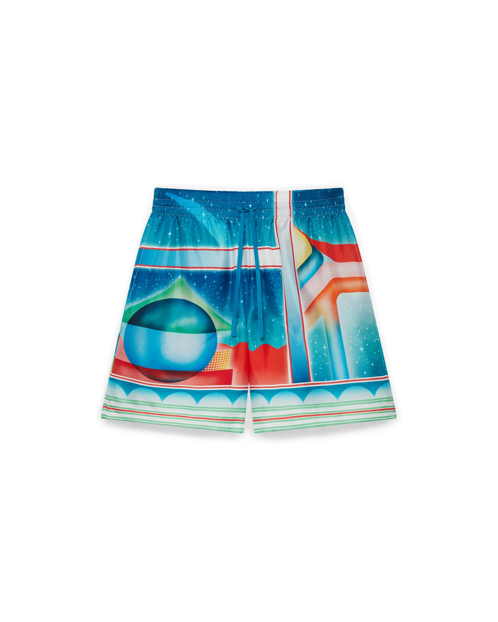 Galaxy Court Silk Shorts
