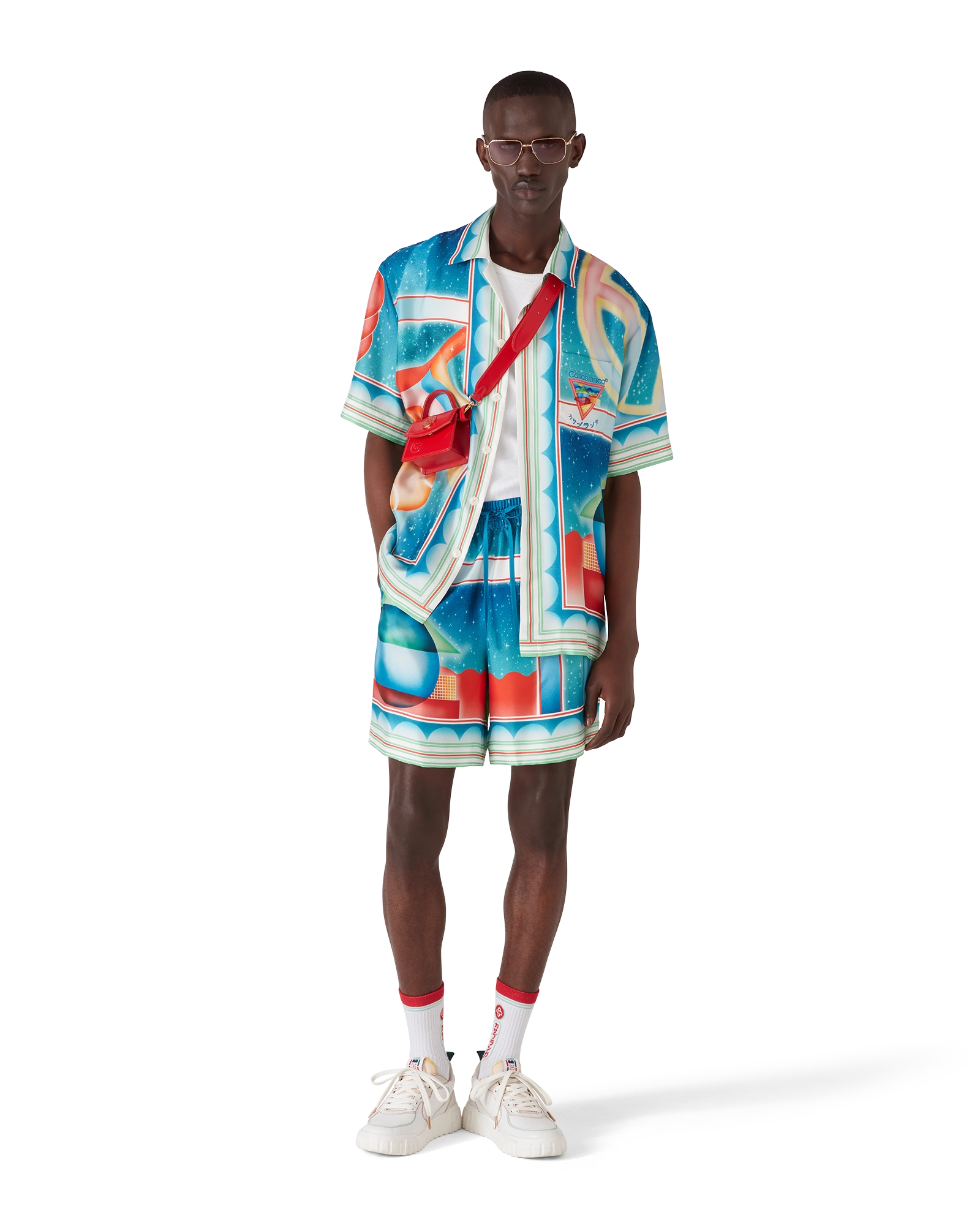 Galaxy Court Silk Shorts