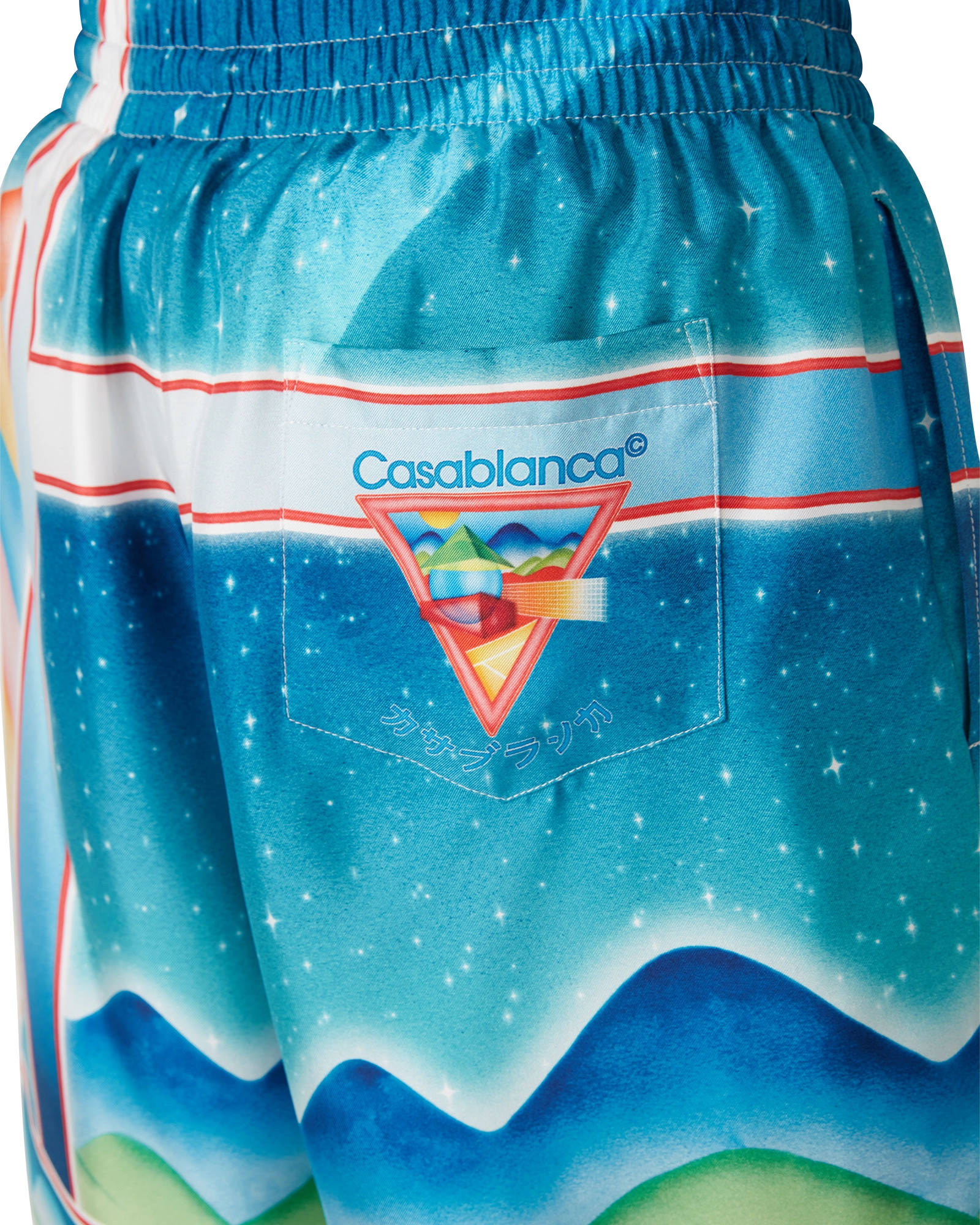 Galaxy Court Silk Shorts