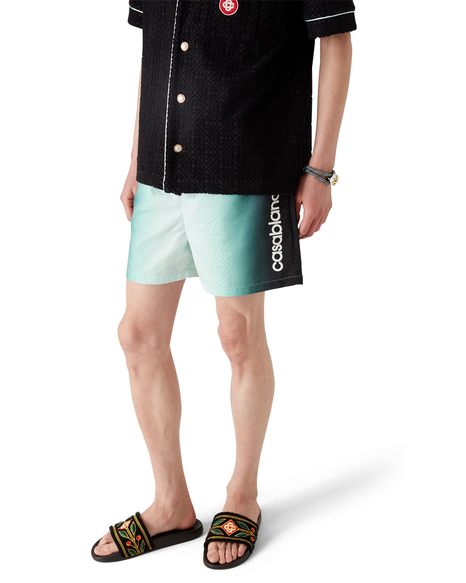 Gradient Monogram Jacquard Swim Shorts