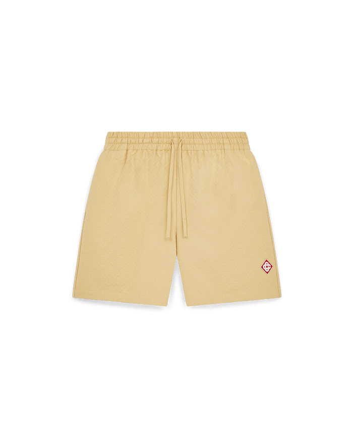 Cotton Monogram Jacquard Shorts