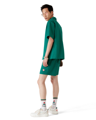 Cotton Monogram Jacquard Shorts