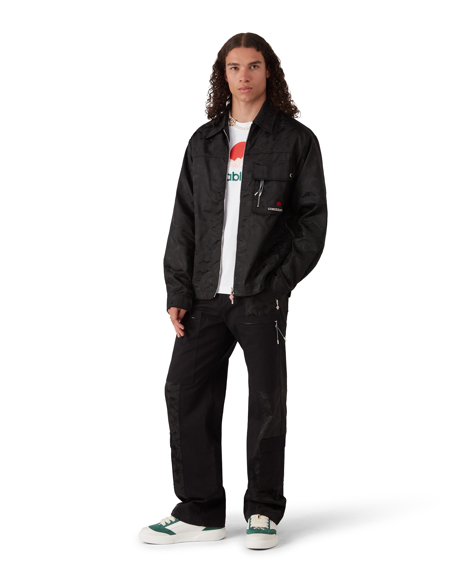 Nylon Mountain Camo Cargo Trousers