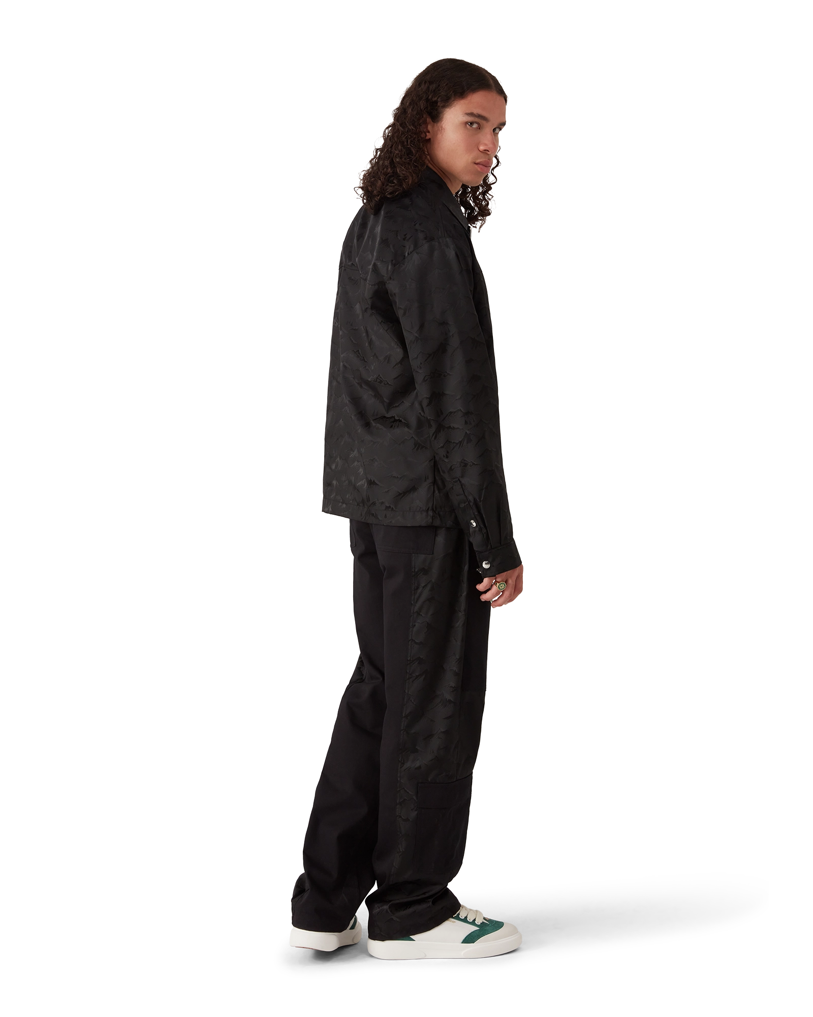 Nylon Mountain Camo Cargo Trousers