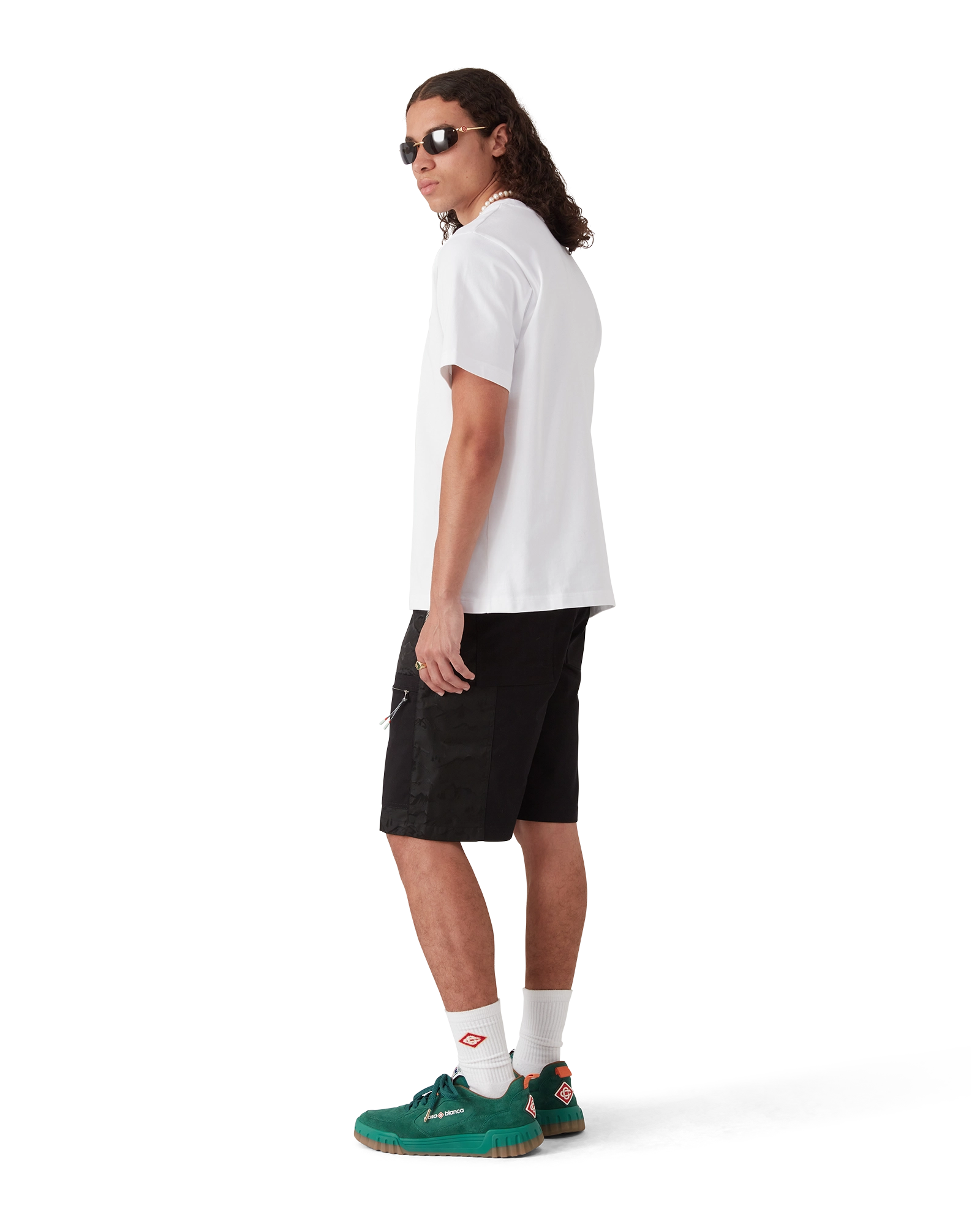 Nylon Mountain Camo Cargo Shorts