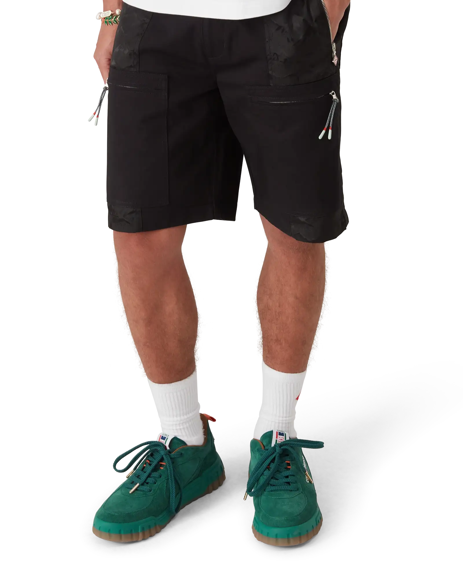 Nylon Mountain Camo Cargo Shorts