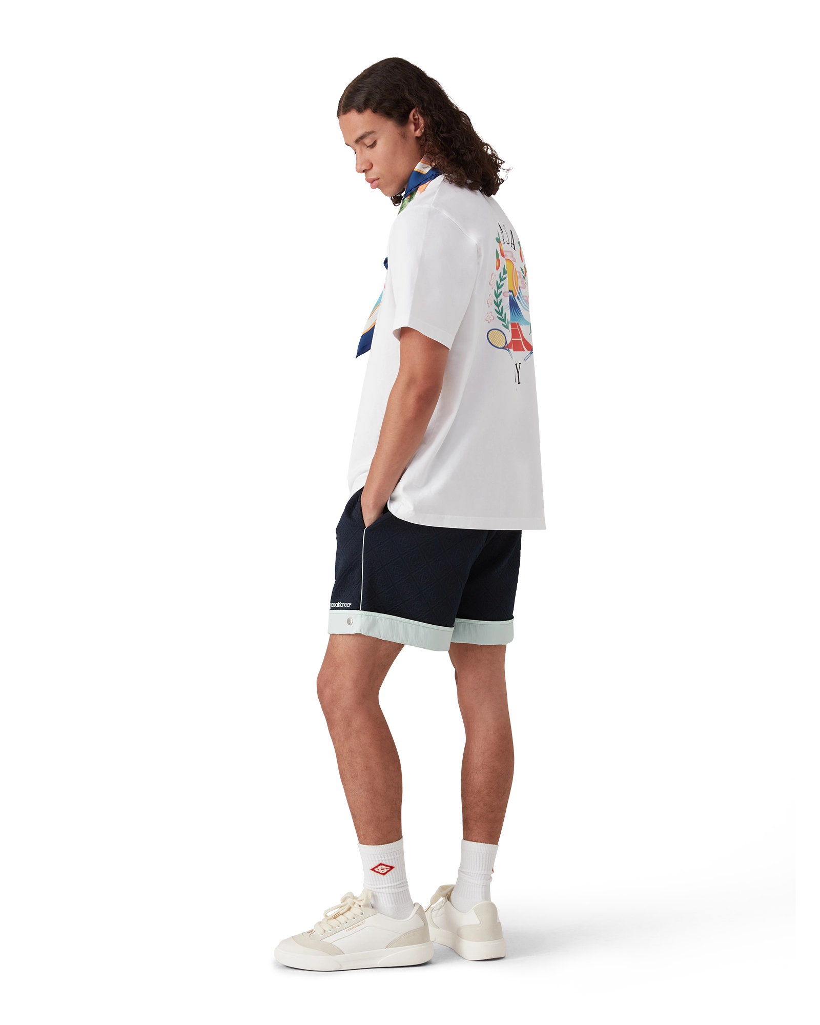 Monogram Jacquard Knit Shorts