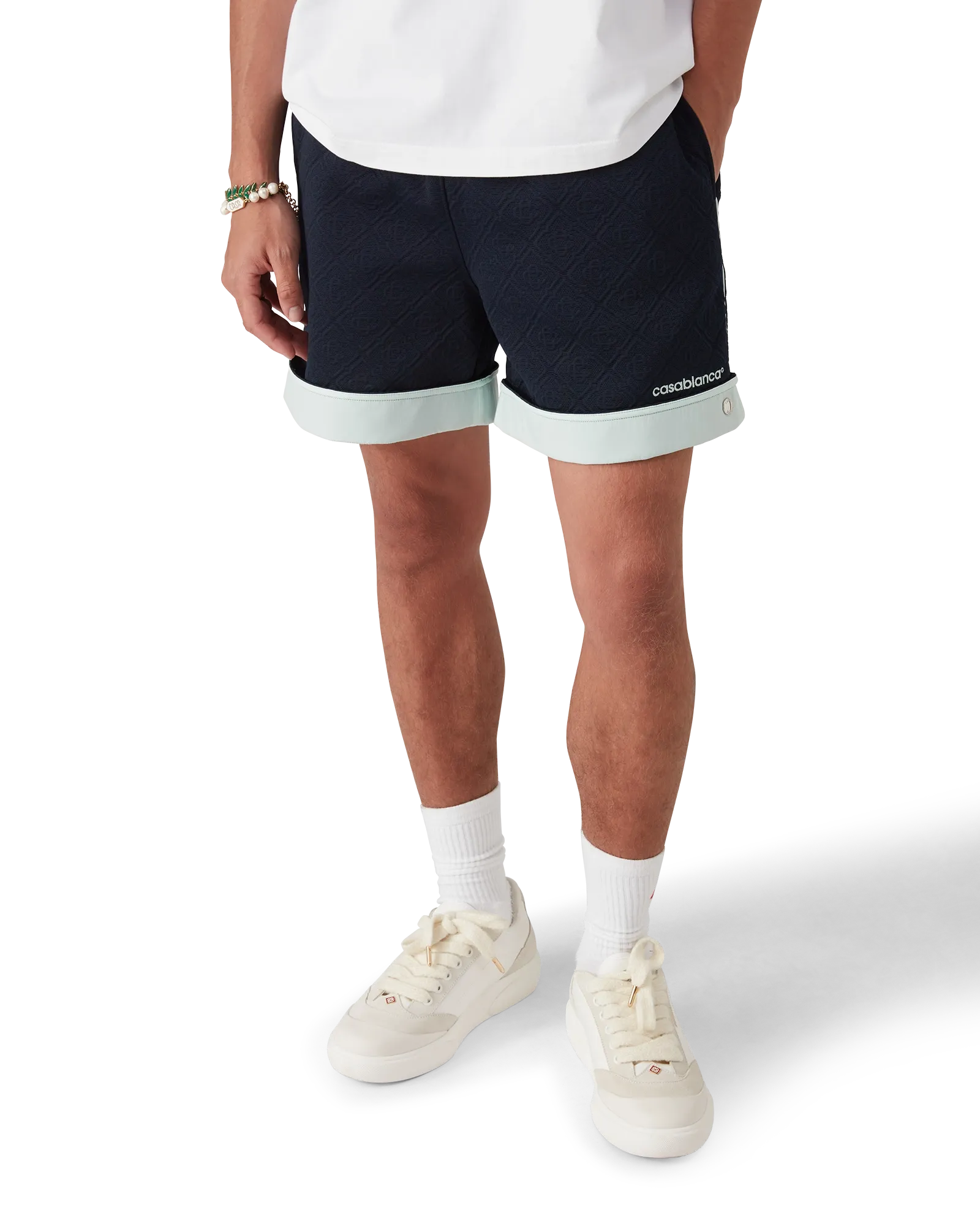 Monogram Jacquard Knit Shorts