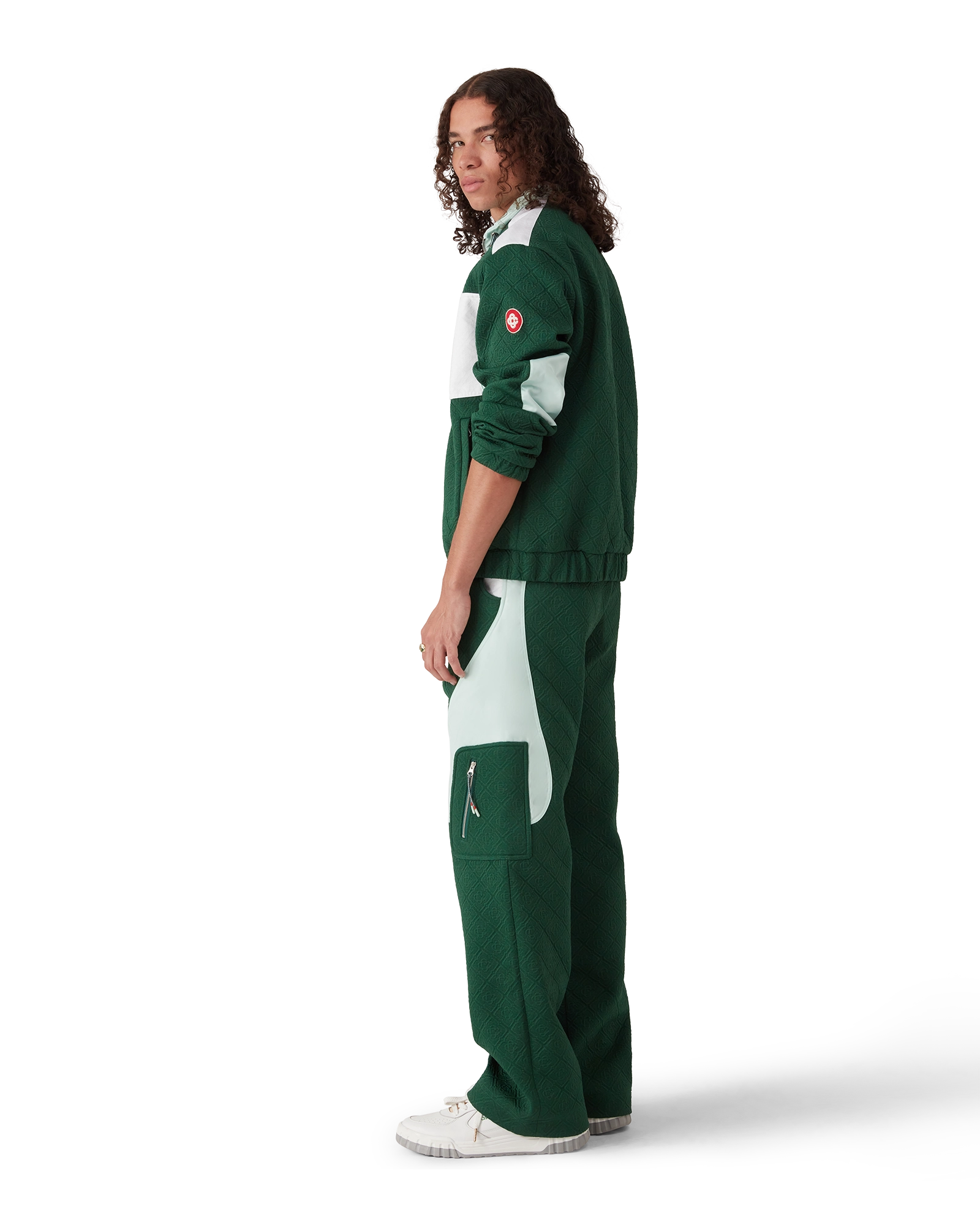 Monogram Jacquard Knit Trousers