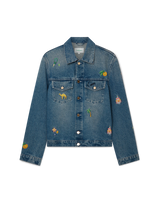 Motif Denim Jacket