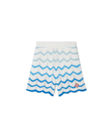 Wavy Gradient Crochet Shorts