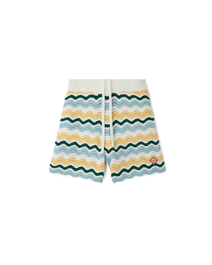 Wavy Boucle Shorts