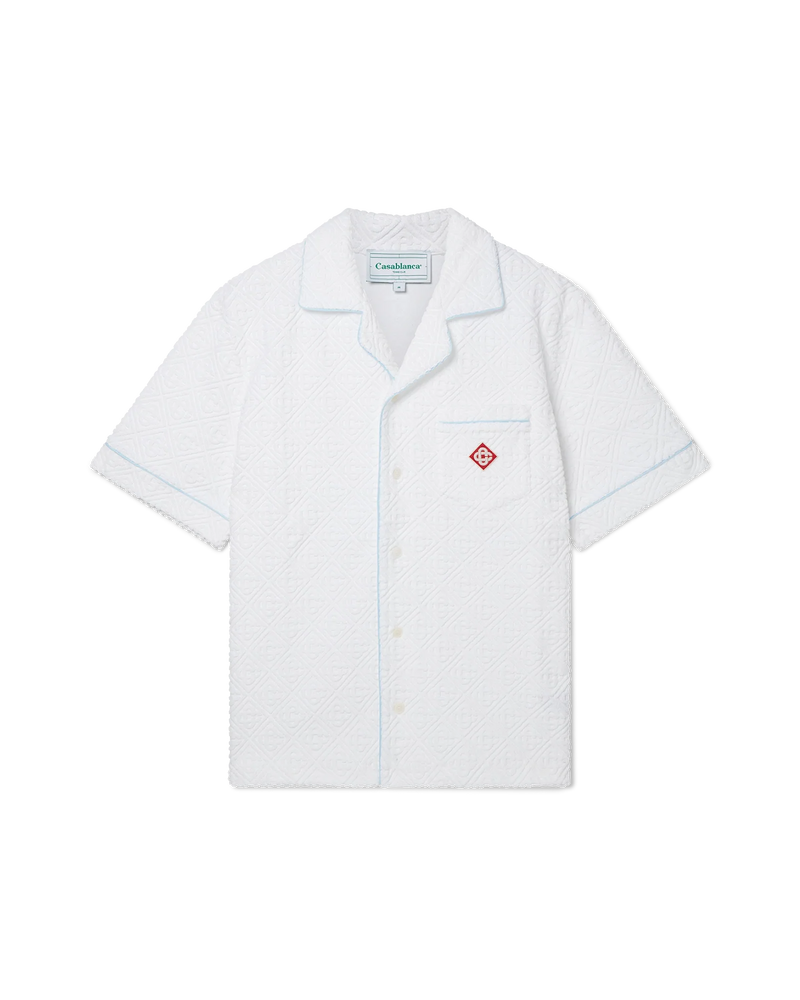 Monogram Towelling Short Sleeve Shirt | Casablanca Paris