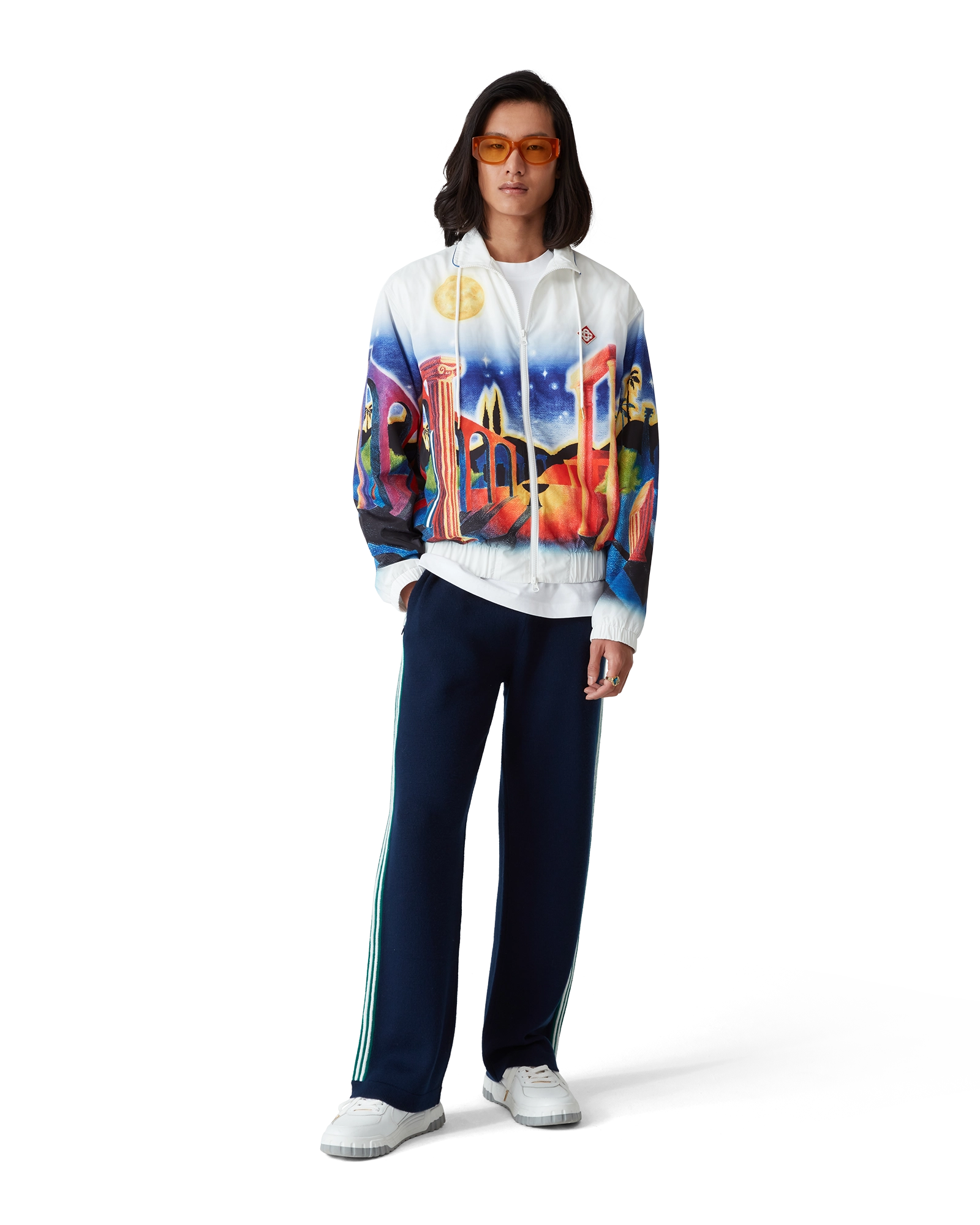 Midnight Acropolis Windbreaker Jacket