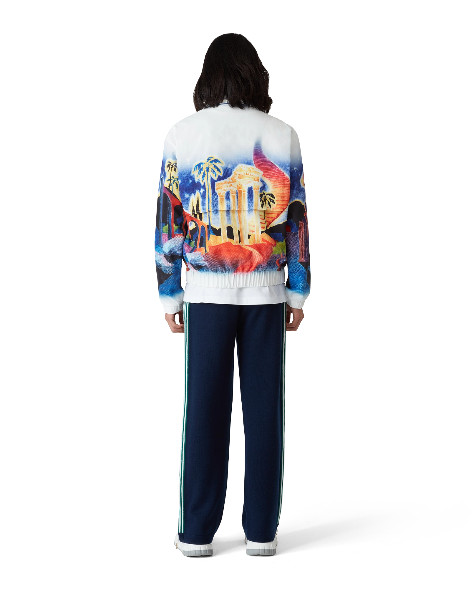 Midnight Acropolis Windbreaker Jacket