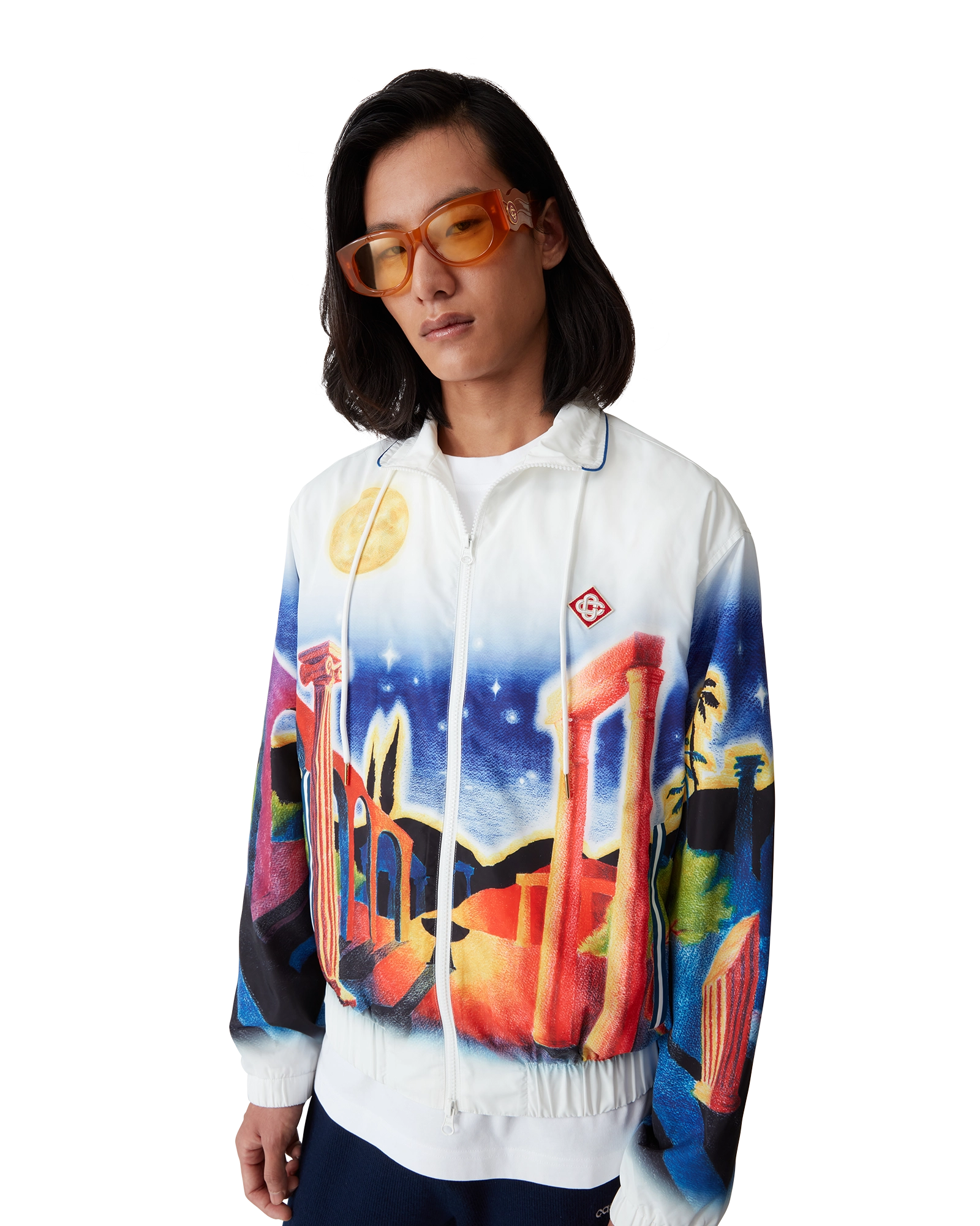 Midnight Acropolis Windbreaker Jacket